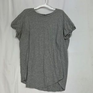 #0821 Terranova Plain Gray Stretchy T-Shirt | Size: L